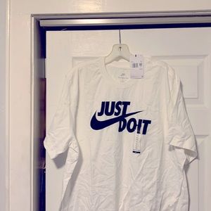 White Nike Tee